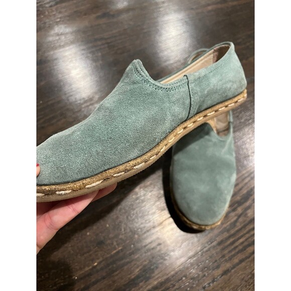 Sabahs Women’s 41 (US 9) Marmaris Suede Blue/ Teal Flats- Handmade Turkey - Picture 10 of 11